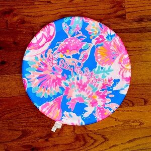 Lilly Pulitzer Pink Blue Soft Frisbee Flying Disk